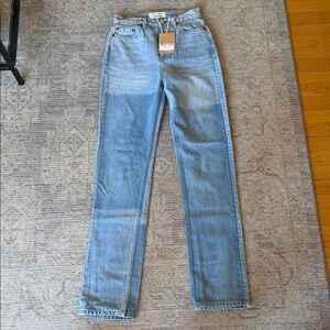 Reformation Light Blue Denim Jeans